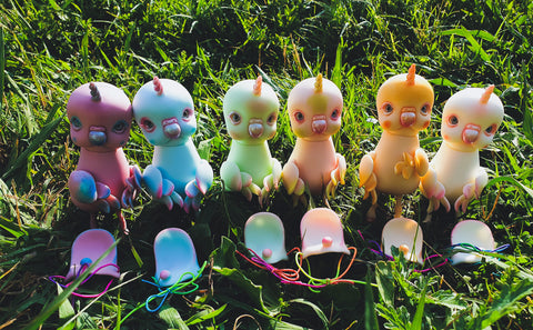 The Unikeet, magical unicorn parakeet!