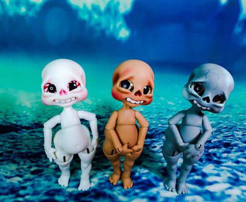 Boo, The chubby halloween baby skeleton!