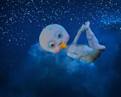 Baby moon and her star binky!